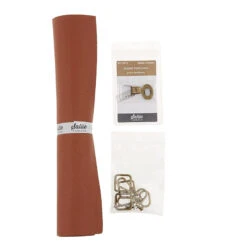 Monroe Clutch And Card Case Kit - Hazelnut Pebble Faux Leather -Crafty Haven 0024fae1 418e 3dd8 872c dc4f353d68cf