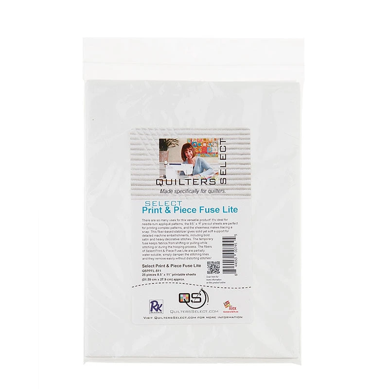 Quilters Select Print And Piece Fuse Lite Sheets 4 Quilters Select Print And Piece Fuse Lite Sheets - Image 2