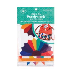 Missouri Star Iron-on Patchwork Quilt Blocks - 5" X 5" Bright 20pk -Crafty Haven 08f84c22 2975 35fe 9ce8 d04a1cd5db66