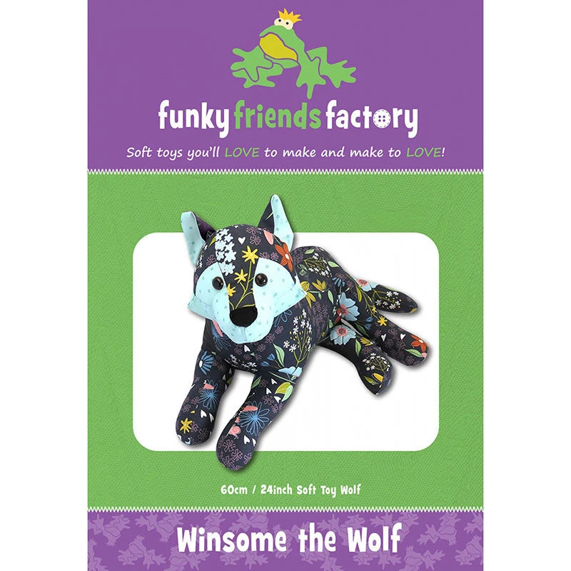 Winsome Wolf Funky Friends Factory Pattern 3 Winsome Wolf Funky Friends Factory Pattern