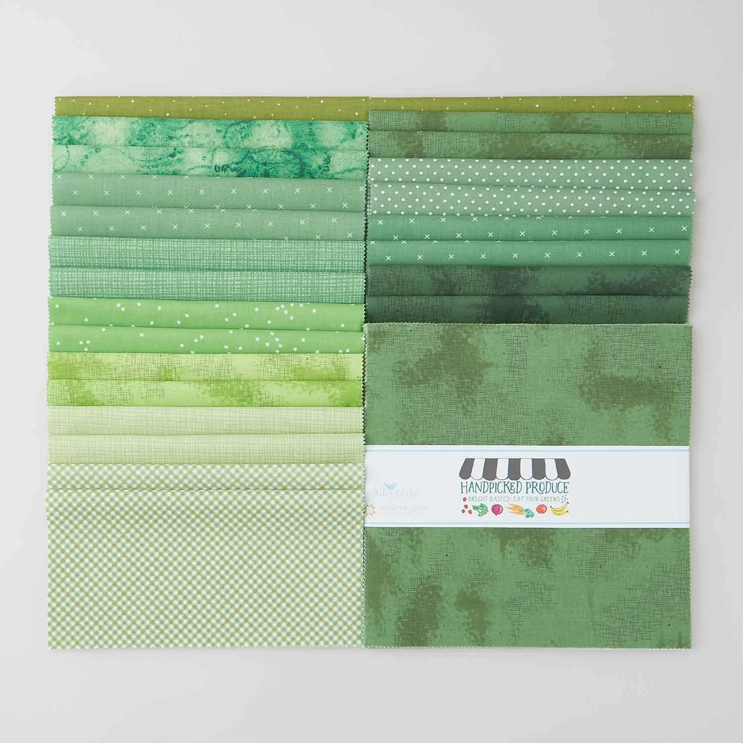 Handpicked Produce Bright Basics Eat Your Greens 10" Stackers 24 Pcs. 3 Handpicked Produce Bright Basics Eat Your Greens 10" Stackers 24 Pcs.