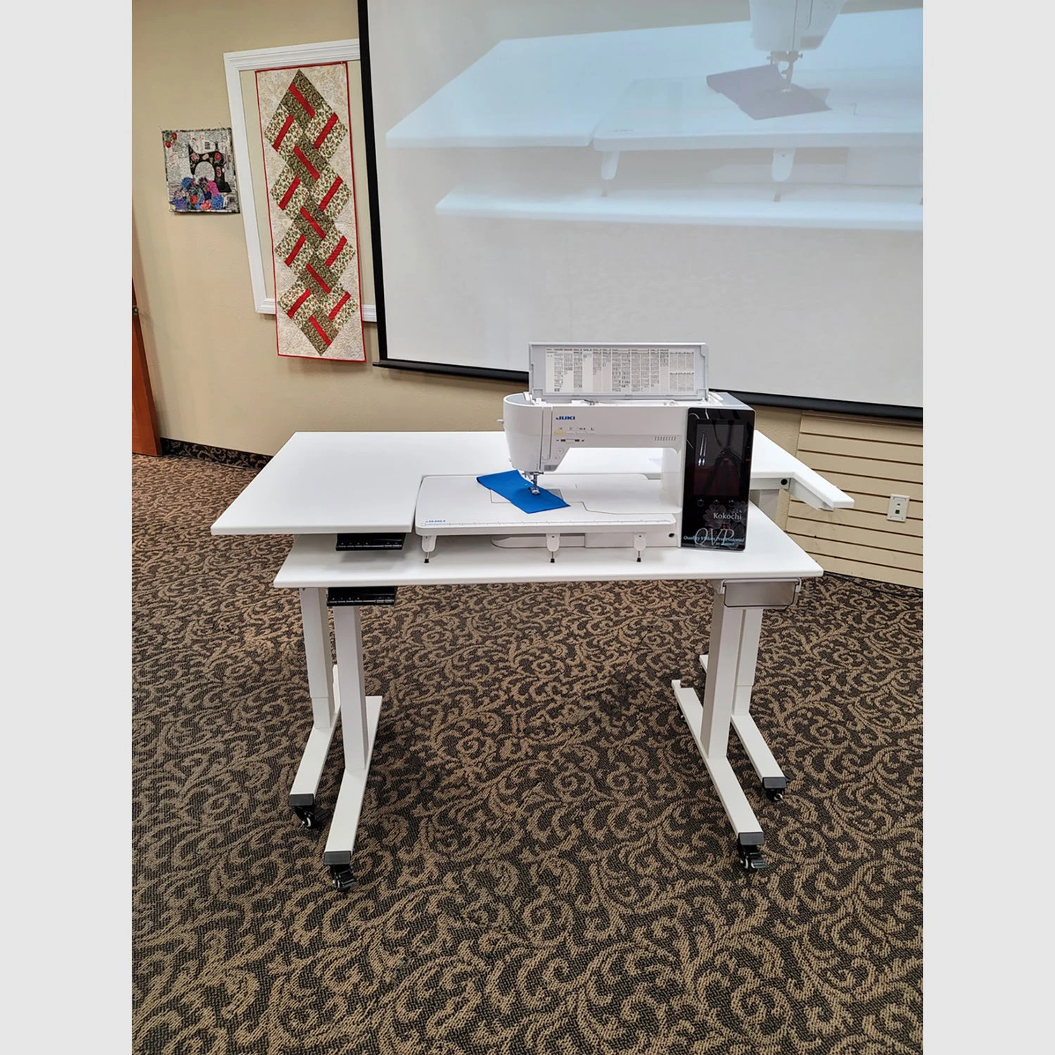 Classi Creations Dual Tier Adjustable Quilting And Sewing Table 6 Classi Creations Dual Tier Adjustable Quilting And Sewing Table - Image 4