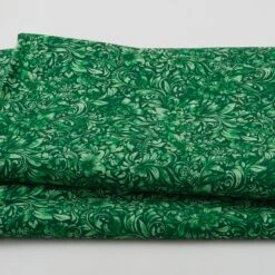 Allure - Watercolor Textured Floral Evergreen 118" Wide 3 Yard Cut