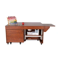 Kangaroo & Joey Sewing Cabinet - Teak -Crafty Haven 1ab5e2c5 dc88 3cfd b434 58ee8ee0ce13