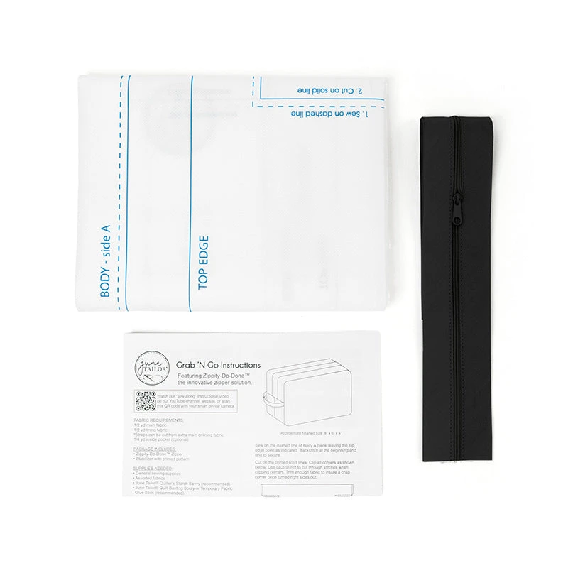 Grab 'N Go Tote Kit - Zippity-Do-Done™ Black 4 Grab 'N Go Tote Kit - Zippity-Do-Done™ Black - Image 2