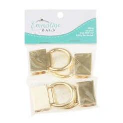Emmaline Edge Connector Strap Anchors - Set Of Four Gold -Crafty Haven 1de9cab9 4f2b 3c1a 9ba1 cc2252d13e26