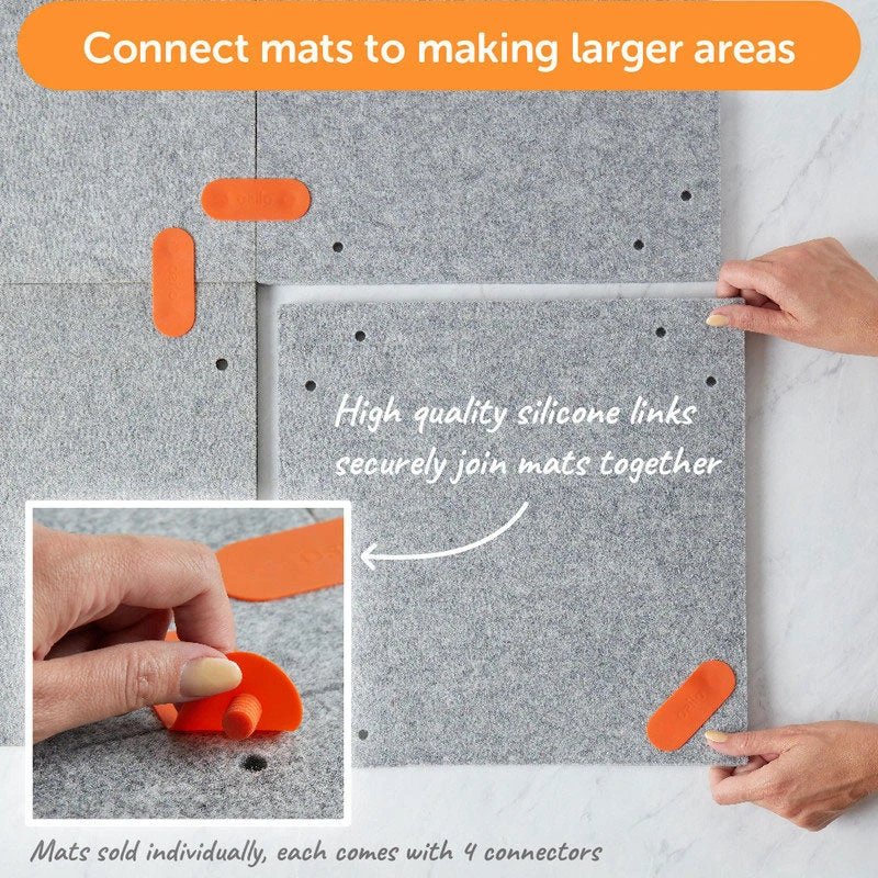 Oliso ProPress Link™ Wool Felt Pressing Mat - 14" X 14" 5 Oliso ProPress Link™ Wool Felt Pressing Mat - 14" X 14" - Image 3