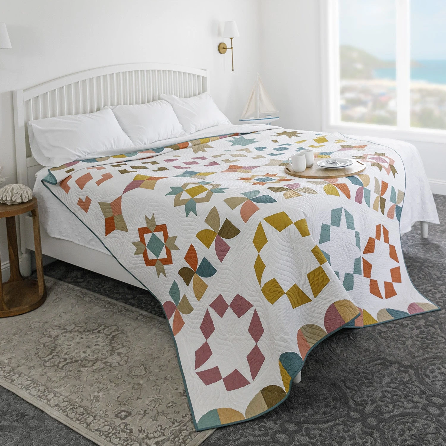 Missouri Star Summer Strolls Triple Play Block Of The Month 4 Missouri Star Summer Strolls Triple Play Block Of The Month - Image 2