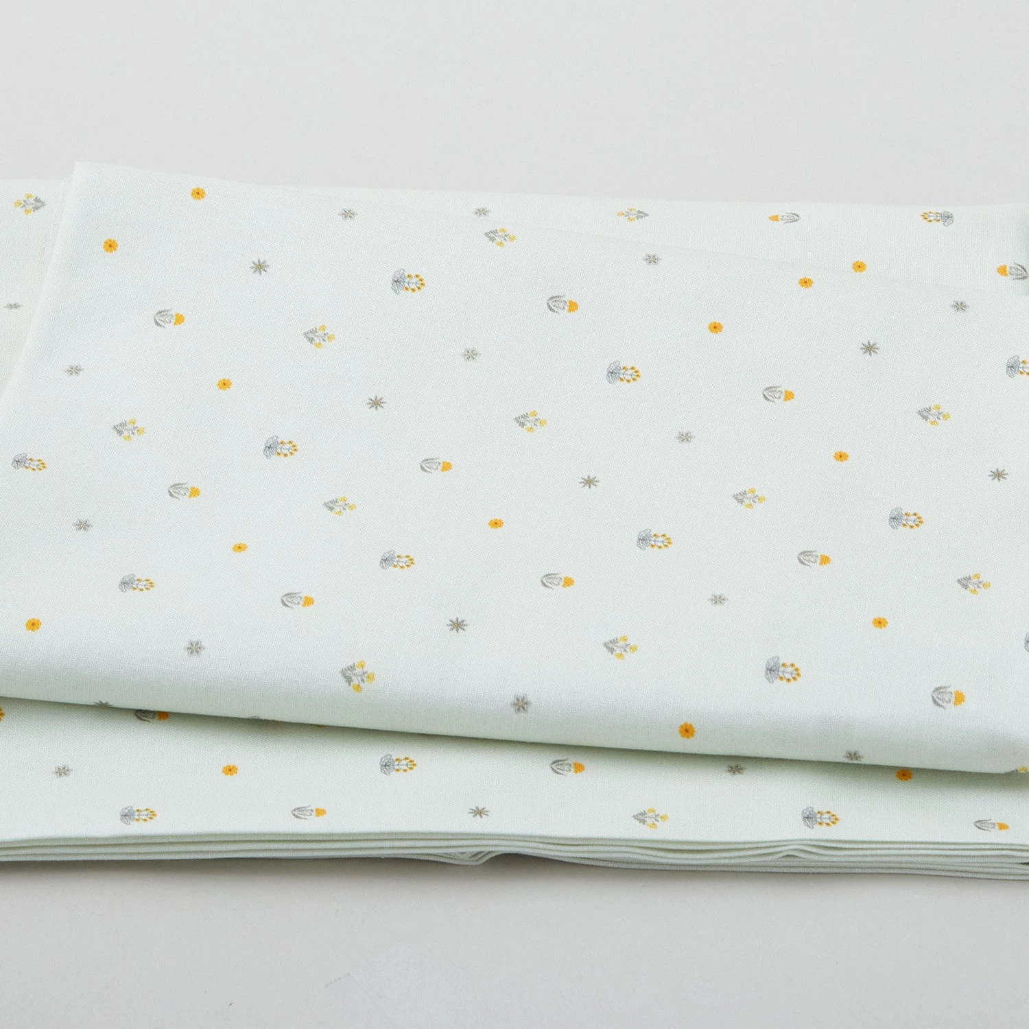 Digital Designs - Tiny Set Flowers White 2 Yard Cut 3 Digital Designs - Tiny Set Flowers White 2 Yard Cut