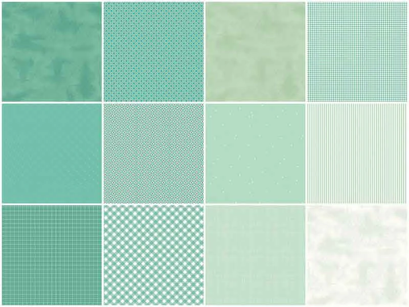 Handpicked Produce Bright Basics Mint Julep 10" Stackers 24 Pcs. 4 Handpicked Produce Bright Basics Mint Julep 10" Stackers 24 Pcs. - Image 2