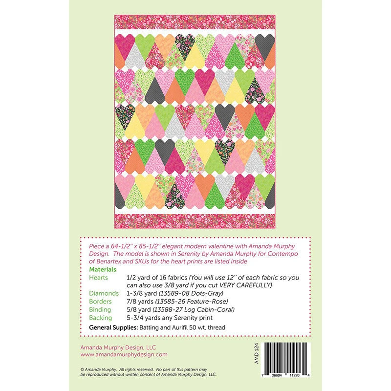 Be Mine Quilt Pattern 4 Be Mine Quilt Pattern - Image 2