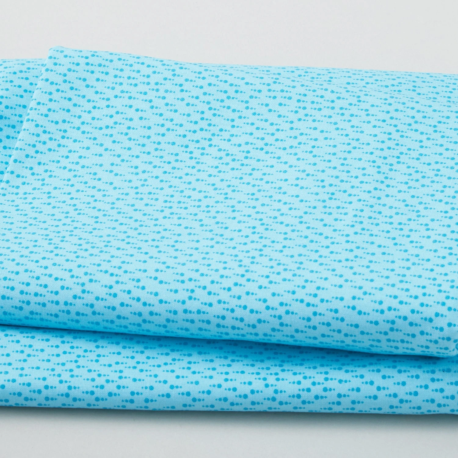 Raindrops - Dots In Rows Aqua 3 Yard Cut 3 Raindrops - Dots In Rows Aqua 3 Yard Cut