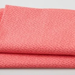 Raindrops - Dots In Rows Red 3 Yard Cut