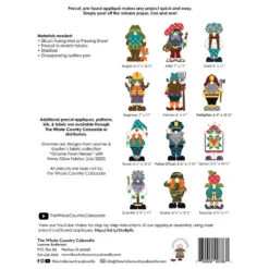 Quilter Gnome Precut Fused Applique Pack -Crafty Haven 5201688b 7442 3f0a a77f f38877593930