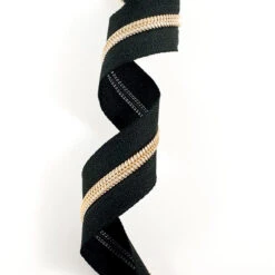 Emmaline #5 Zippers-by-the-Yard - Black With Copper