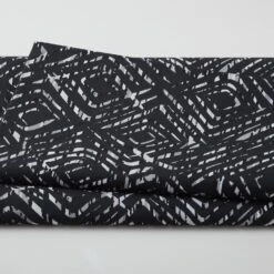 Prismatic - Maze Design Black 108" Wide 3 Yard Cut