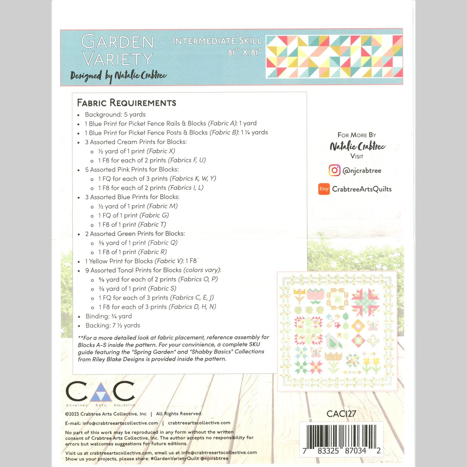Garden Variety Quilt Kit 6 Garden Variety Quilt Kit - Image 4