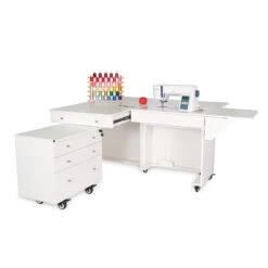 Kangaroo & Joey Sewing Cabinet - Ash White -Crafty Haven 55f7b14b 84b8 3378 8792 8efa9bba5a09