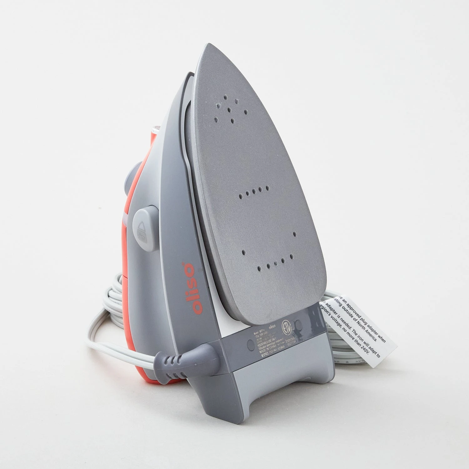 Oliso® M3PRO Mini Project Iron With Trivet - Coral 4 Oliso® M3PRO Mini Project Iron With Trivet - Coral - Image 2