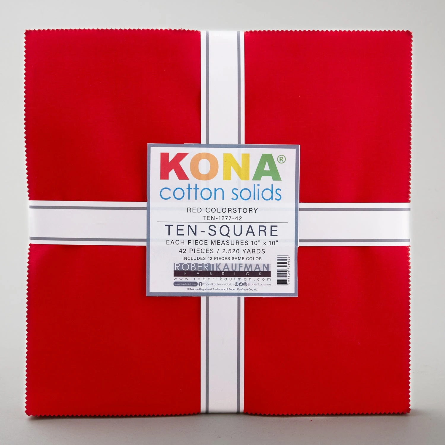 Kona Cotton Red Ten Squares 3 Kona Cotton Red Ten Squares