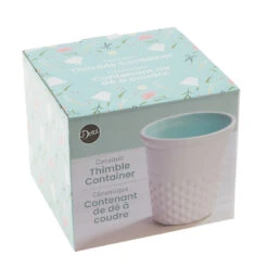 Thimble Container - Aqua -Crafty Haven 5c2659a1 fb63 386e 9e8b 0e3f9efad955
