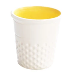 Thimble Container - Yellow
