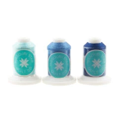 Missouri Star Blues 50 Wt Cotton Thread Stash Builder 3 Pack