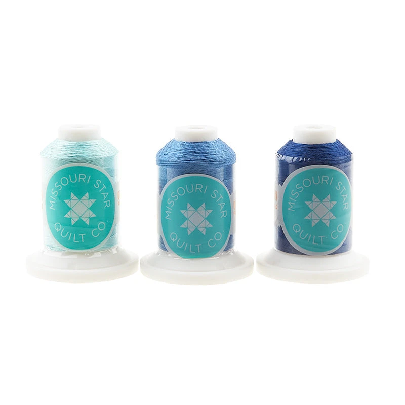 Missouri Star Blues 50 Wt Cotton Thread Stash Builder 3 Pack 3 Missouri Star Blues 50 Wt Cotton Thread Stash Builder 3 Pack