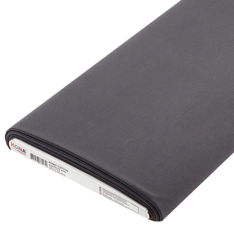 Kona Cotton - Graphite 10 Yard Bolt 3 Kona Cotton - Graphite 10 Yard Bolt