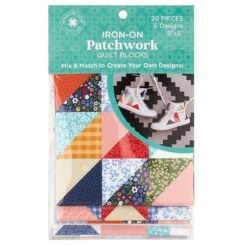 Missouri Star Iron-on Patchwork Quilt Blocks - 5" X 5" Cottagecore 20pk 7 Missouri Star Iron-on Patchwork Quilt Blocks - 5" X 5" Cottagecore 20pk -Crafty Haven 635fe59b d4aa 3721 8267 fa44af6337c8