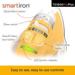 Oliso® TG1600Pro+ Smart Iron® - Yellow -Crafty Haven 63b4b865 d5a1 321e 830b 806c9296f521