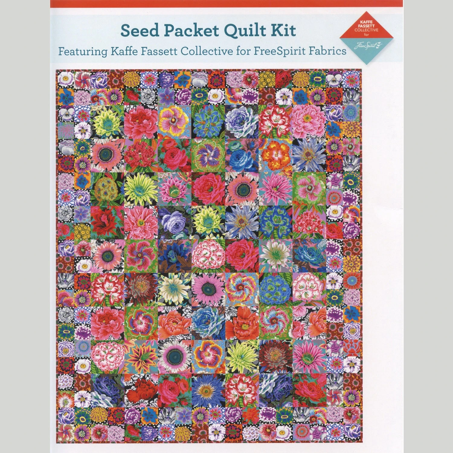 Kaffe Fassett Seed Packet Quilt Kit 5 Kaffe Fassett Seed Packet Quilt Kit - Image 3
