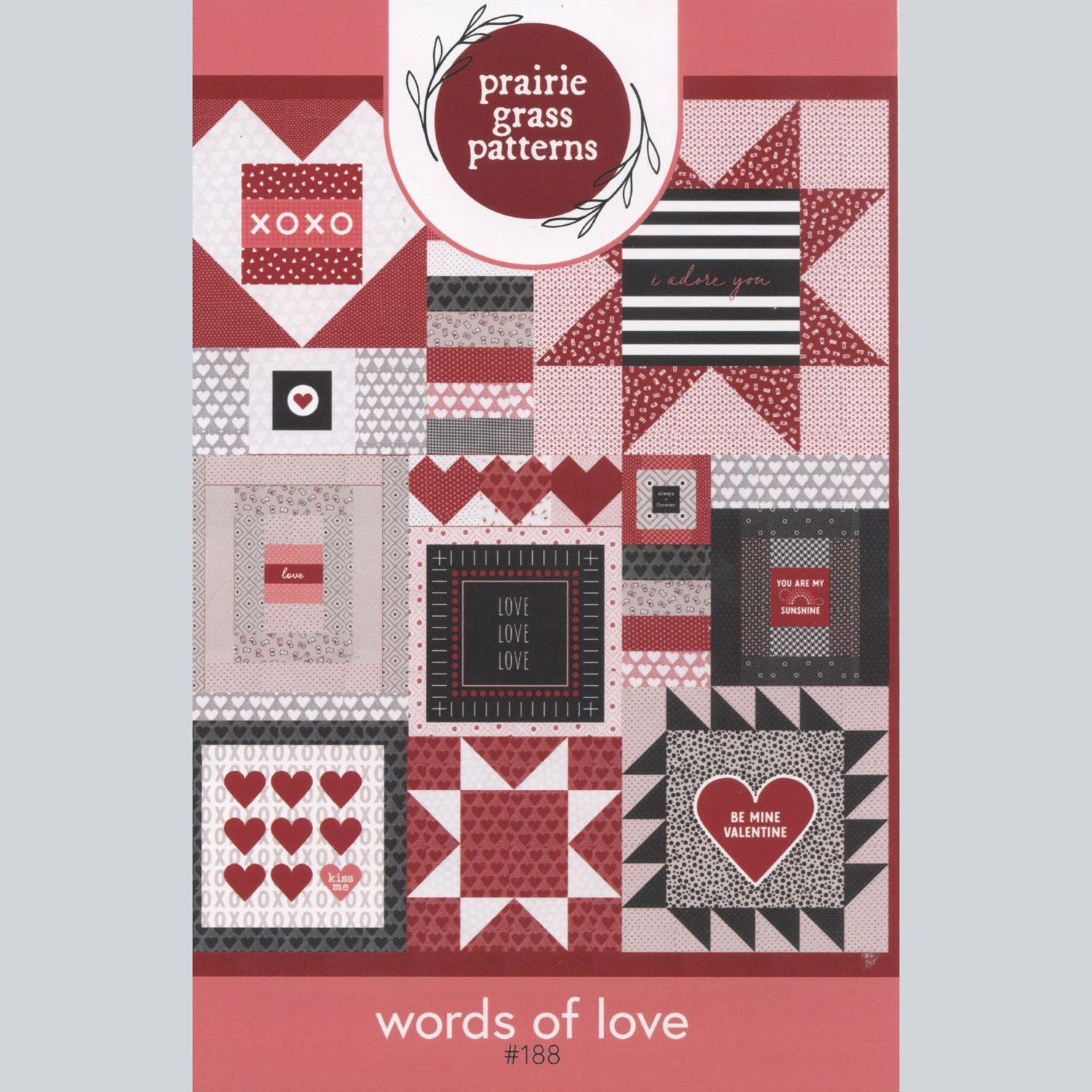 Words Of Love Quilt Pattern 3 Words Of Love Quilt Pattern