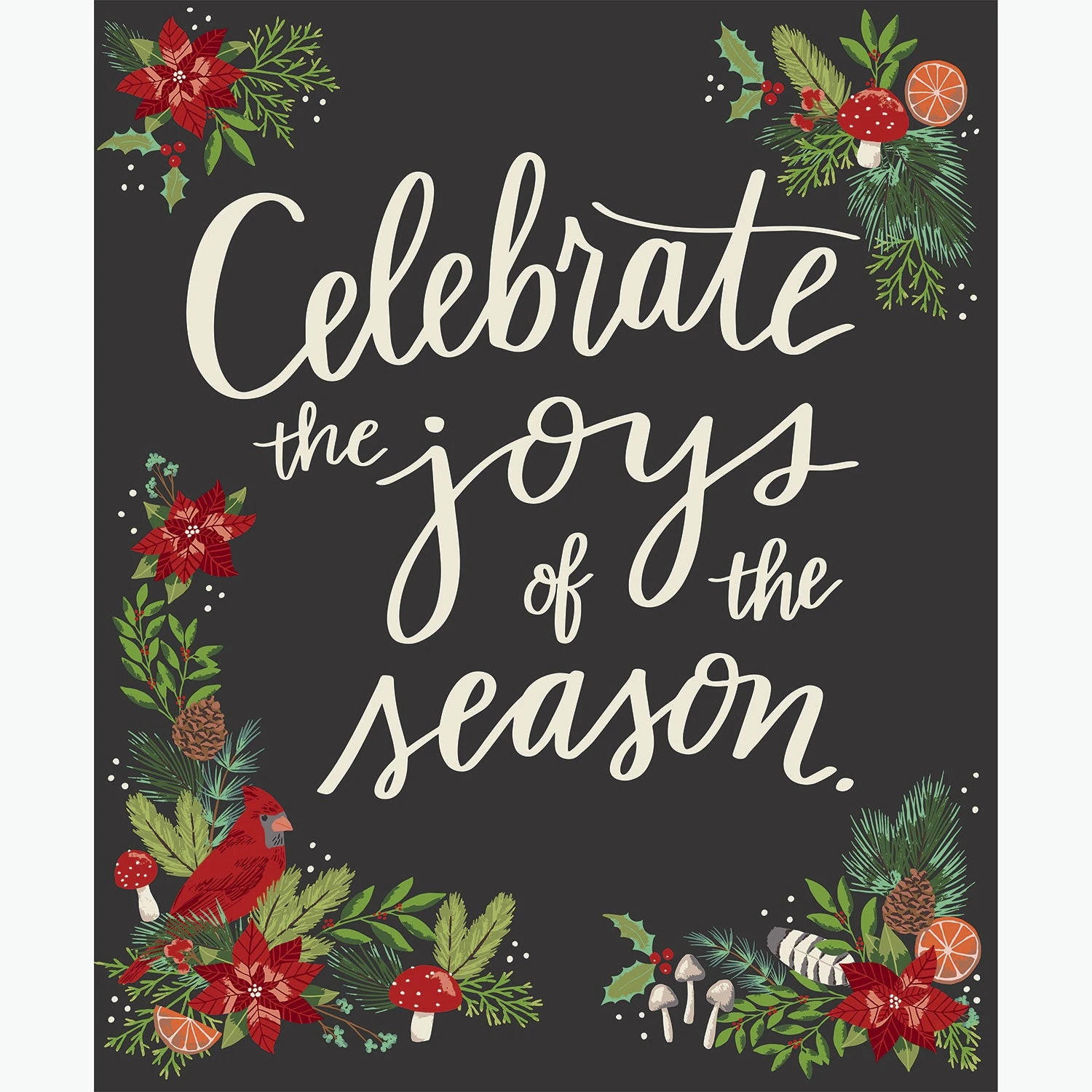 Yuletide Forest - Celebrate Digital Panel 3 Yuletide Forest - Celebrate Digital Panel