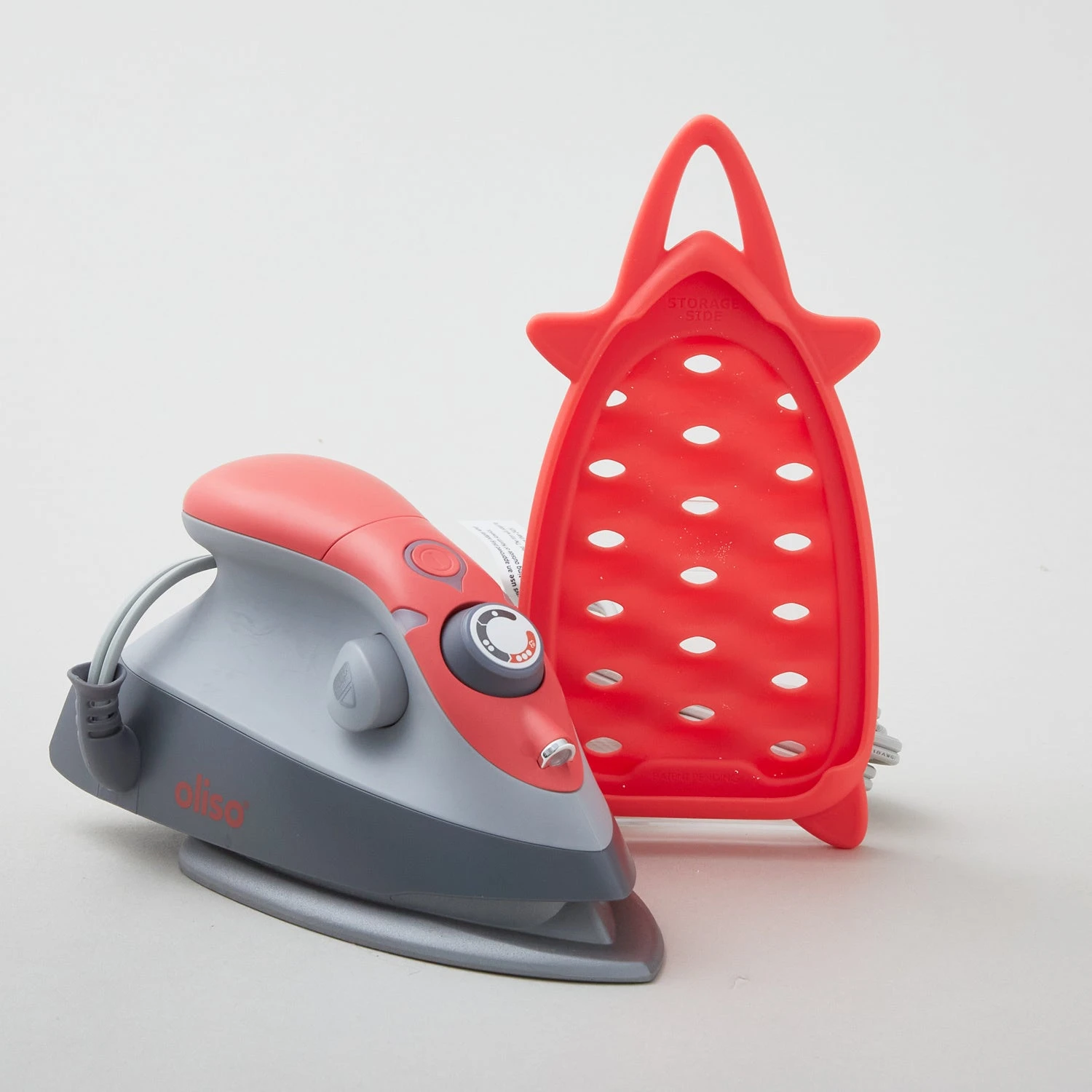 Oliso® M3PRO Mini Project Iron With Trivet - Coral 5 Oliso® M3PRO Mini Project Iron With Trivet - Coral - Image 3