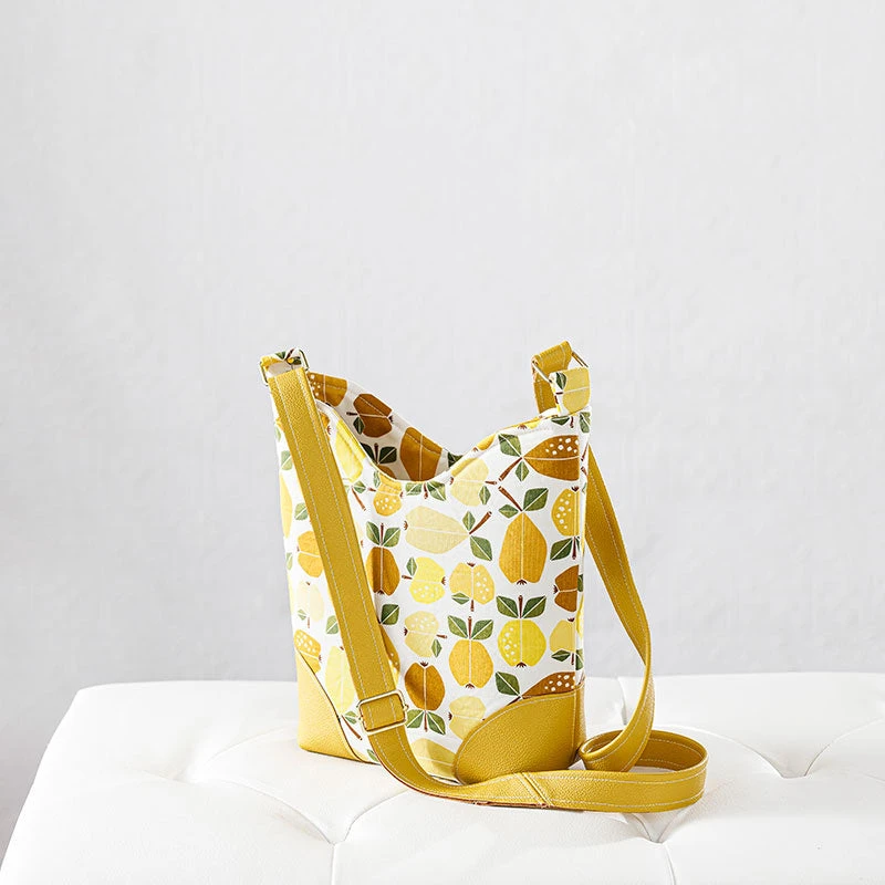 Charade Purse Kit - Mustard Pebble Faux Leather 3 Charade Purse Kit - Mustard Pebble Faux Leather