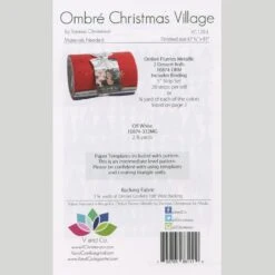 Ombre Christmas Village Quilt Pattern -Crafty Haven 92323834 c101 308e ad27 5cccf18672cc