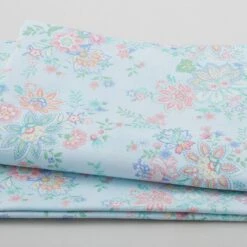 Dorothy Jeans Flower Garden - Allover Floral Spa Blue 2 Yard Cut