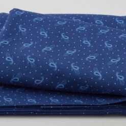 Rainbow Sampler - Simple Paisley Blue 3 Yard Cut
