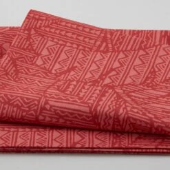Breezeway Favorites - Palm Patterns Medium Red 2 Yd Cut