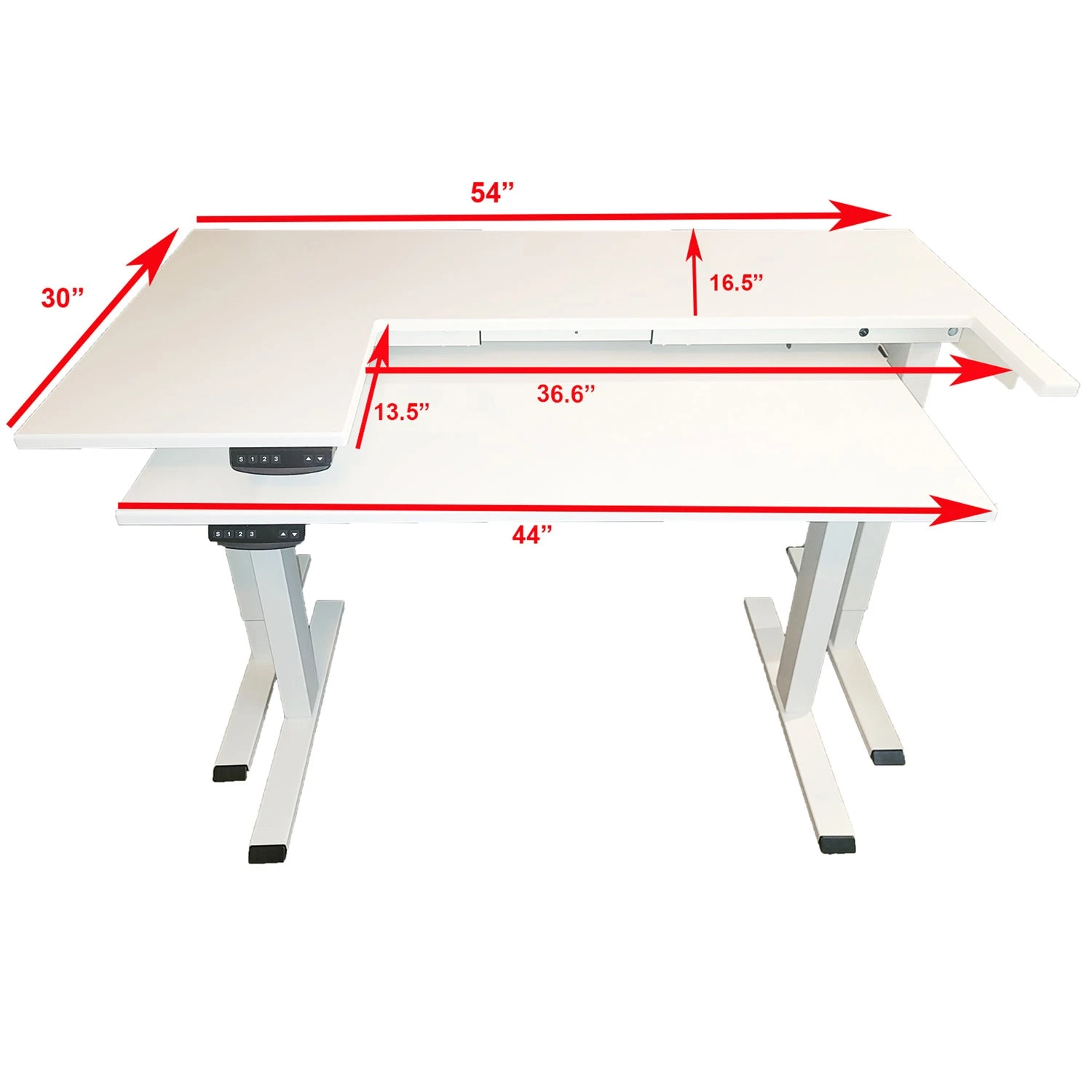 Classi Creations Dual Tier Adjustable Quilting And Sewing Table 4 Classi Creations Dual Tier Adjustable Quilting And Sewing Table - Image 2