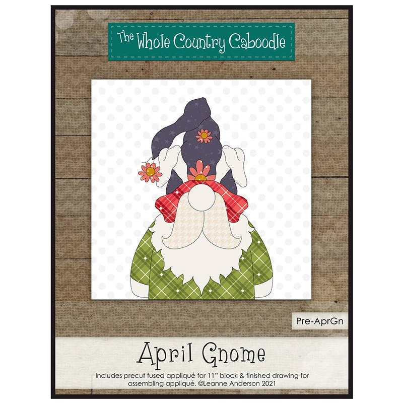 April Gnome Precut Fused Appliqué Pack 3 April Gnome Precut Fused Appliqué Pack