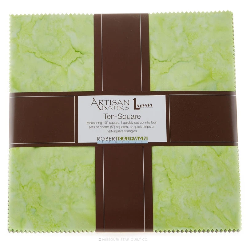 Artisan Batiks Solids - Prisma Dyes Rainforest Batiks 10" Squares 4 Artisan Batiks Solids - Prisma Dyes Rainforest Batiks 10" Squares - Image 2