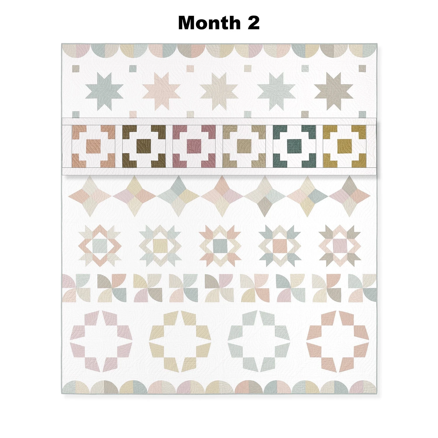 Missouri Star Summer Strolls Triple Play Block Of The Month 8 Missouri Star Summer Strolls Triple Play Block Of The Month - Image 6