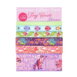 Tula Pink Tiny Beasts Designer Ribbon Pack - Glimmer