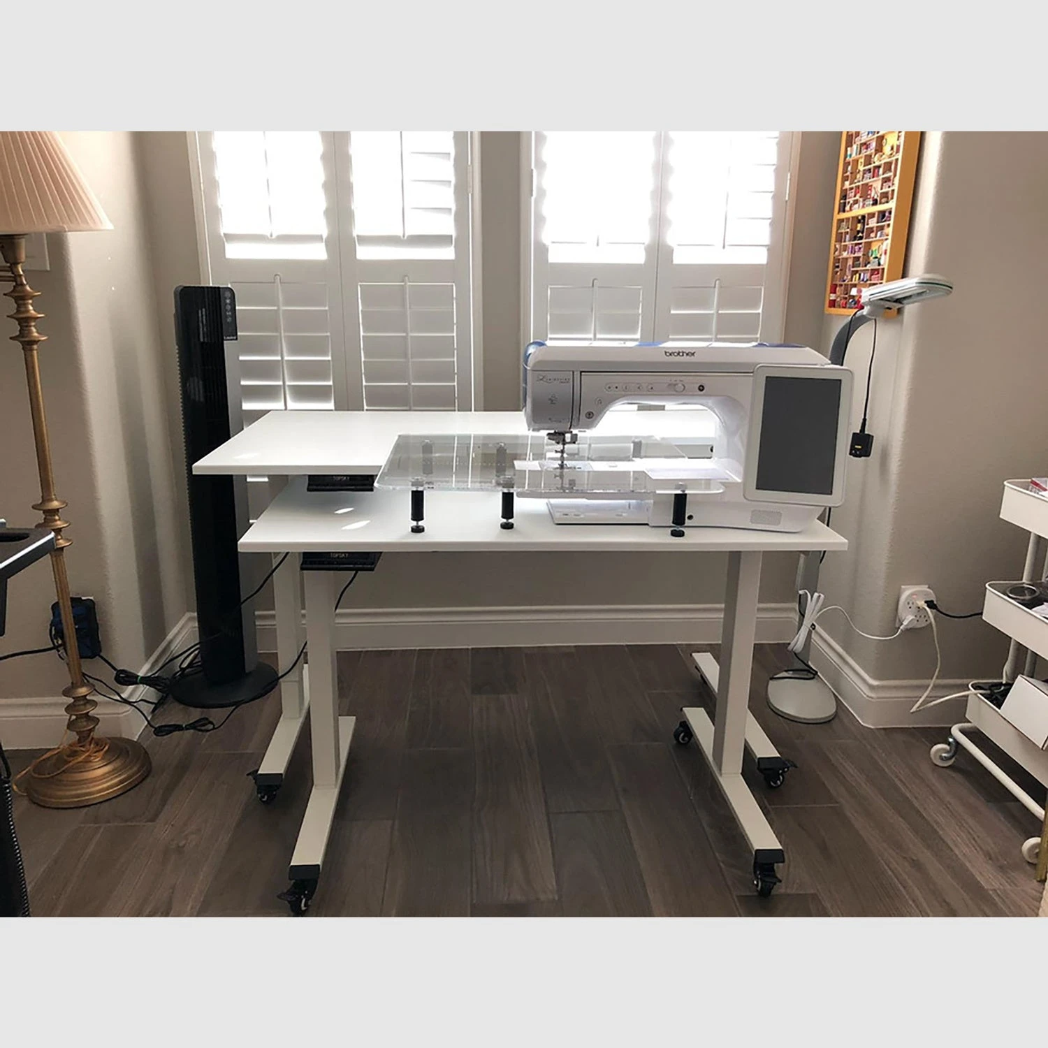 Classi Creations Dual Tier Adjustable Quilting And Sewing Table 5 Classi Creations Dual Tier Adjustable Quilting And Sewing Table - Image 3