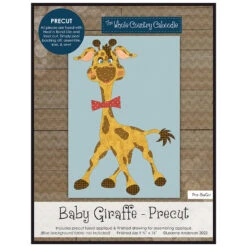 Baby Giraffe Precut Fused Appliqué Pack