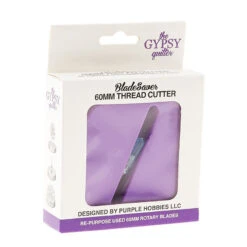 BladeSaver Thread Cutter 60mm - Purple -Crafty Haven bladesaver thread cutter 60mm purple tgqph001 the gypsy quilter purple hobbies 96a3d4