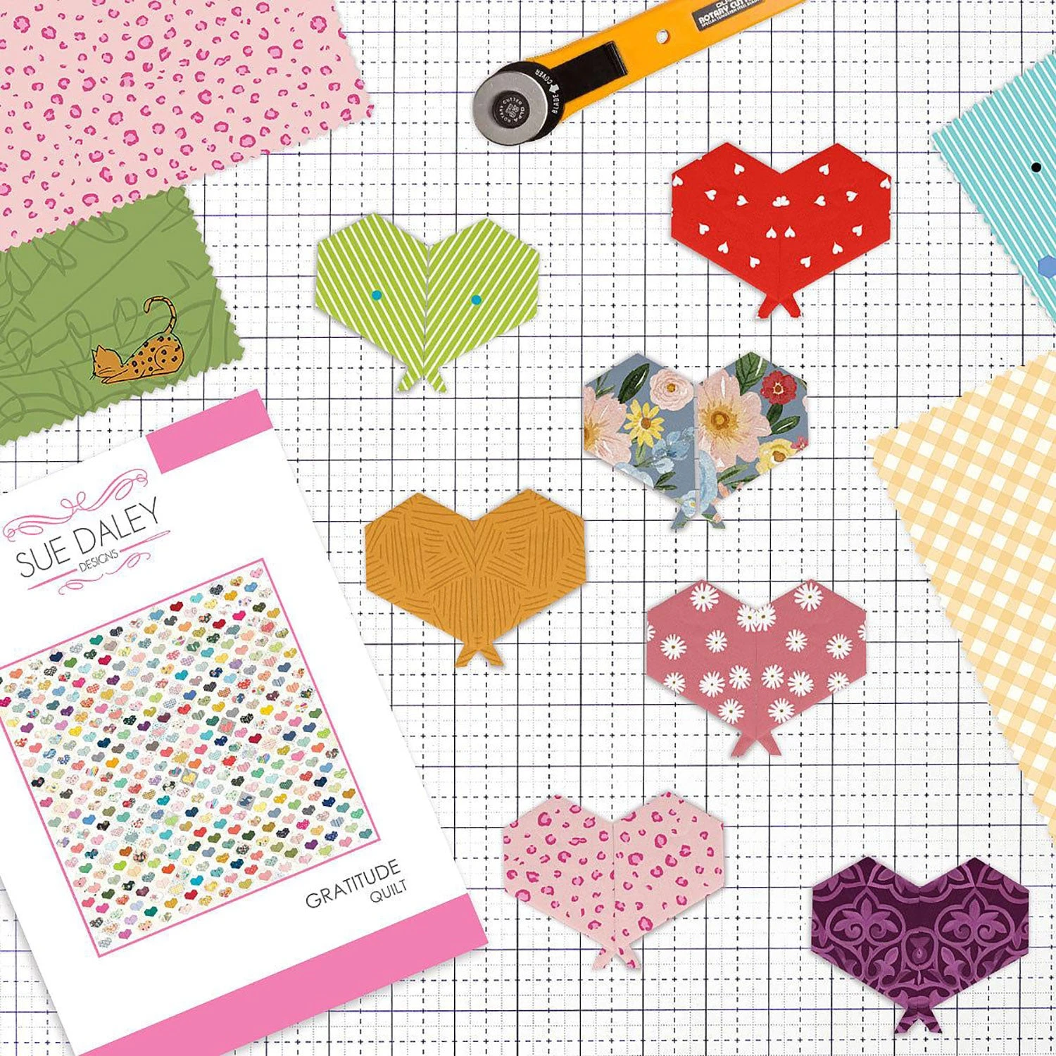 Sue Daley Gratitude Quilt Pattern With Template And Papers 7 Sue Daley Gratitude Quilt Pattern With Template And Papers - Image 5