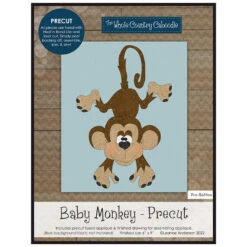 Baby Monkey Precut Fused Appliqué Pack